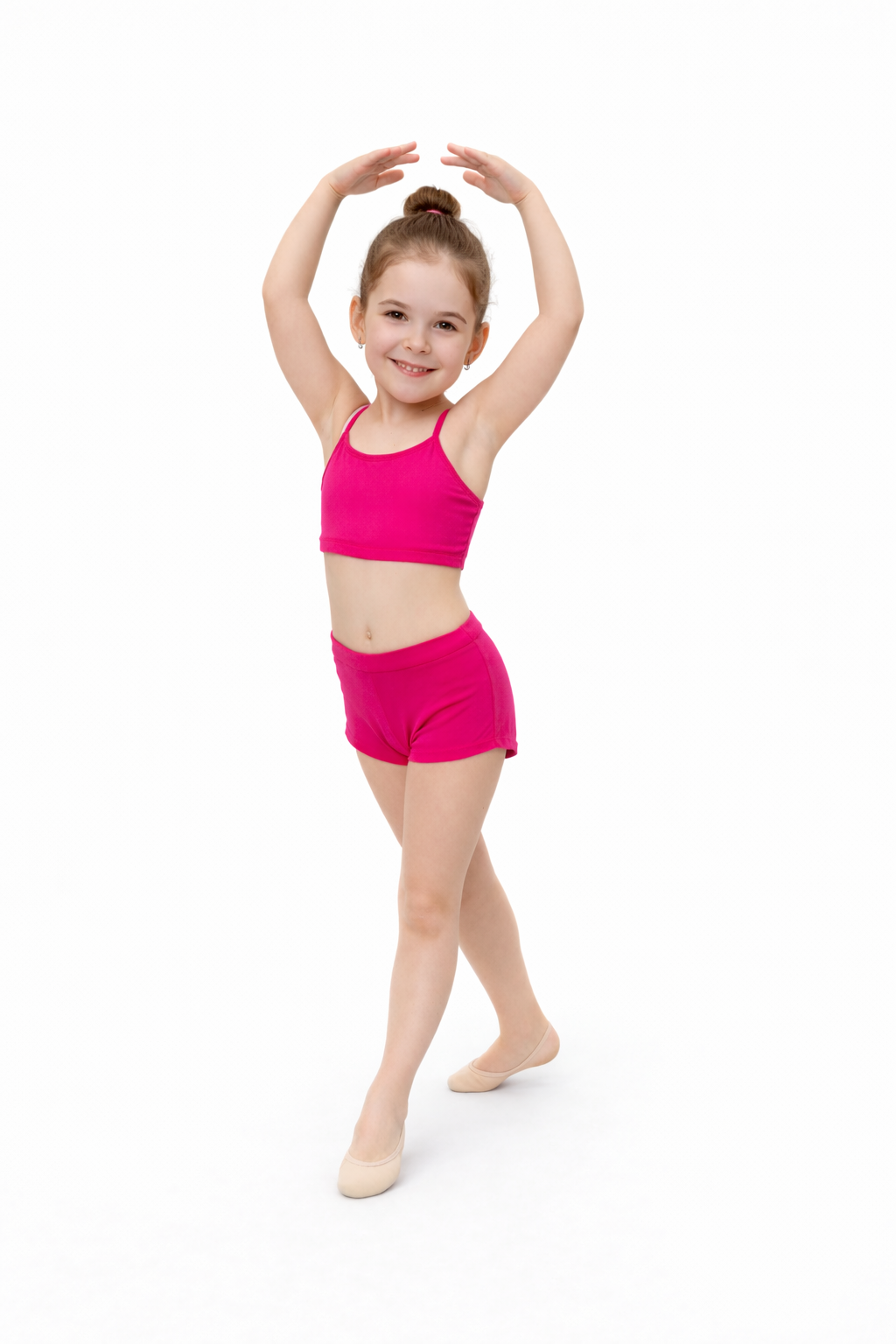 TOP SPALLINE SOTTILI DANZA FUCSIA BABY
